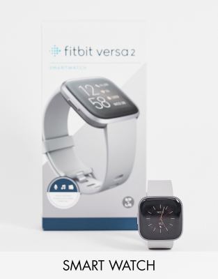 фото Серые смартчасы fitbit versa 2-серый