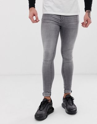 фото Серые супероблегающие джинсы blend - flurry-серый