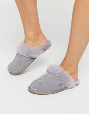 фото Серые тапочки ugg-серый