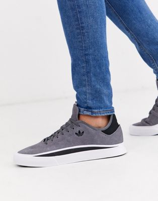 фото Серые замшевые кроссовки adidas skateboarding sabalo-серый