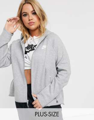 Zip Hoodie Nike серая