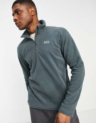 На свежем воздухе Серый флисовый топ с молнией 1/4 Helly Hansen