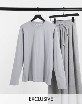 Серый лонгслив COLLUSION Unisex