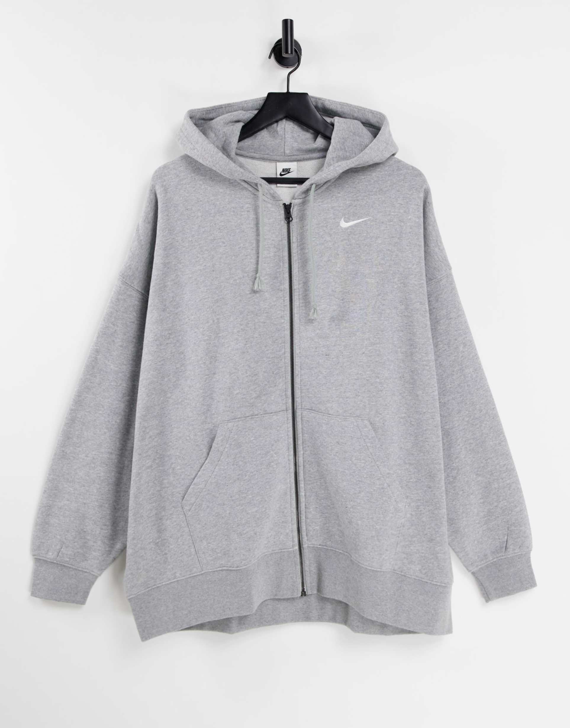 Zip Hoodie Nike серая