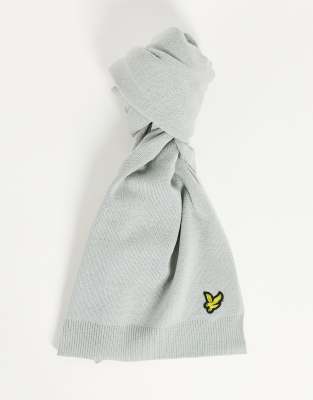 фото Серый шарф lyle & scott