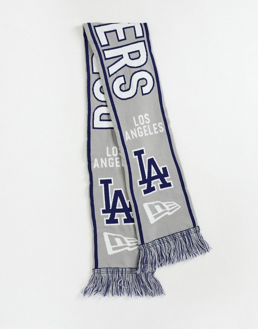 фото Серый шарф с символикой la dodgers new era