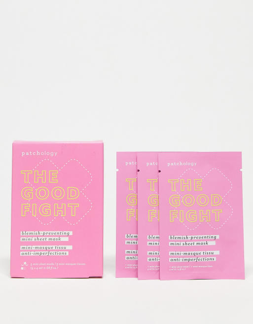 Set de 5 mascarillas pequeñas antimperfecciones The Good Fight Blemish Preventing de Patchology