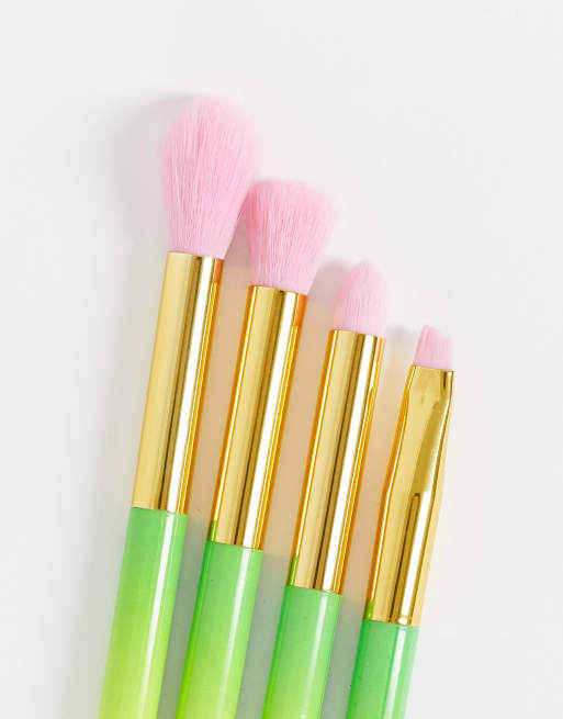 Set de brochas de maquillaje para ojos Tasty Pineapple de I Heart Revolution , 2 de 4