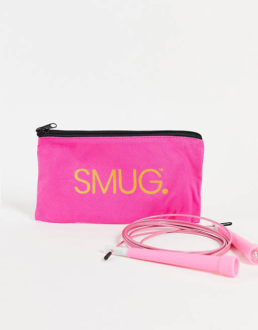 Set de comba y bolsa rosas de SMUG | ASOS