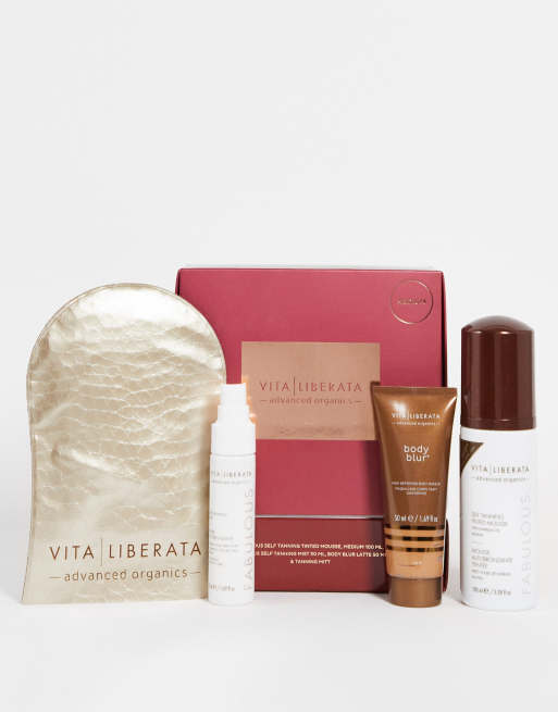 Set de espuma autobronceadora de tono medio de Vita Liberata