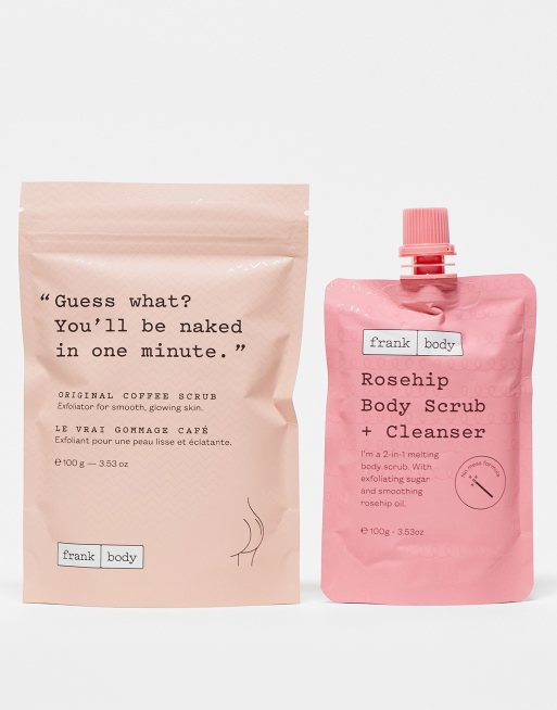Set de exfoliantes corporales Double Scrub Bubble de Frank Body (ahorra un 18%), 4 de 4