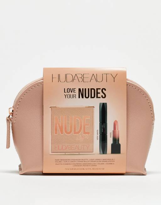 Set de maquillaje Love Your Nudes de Huda Beauty: Tono claro (ahorra un 39%)
