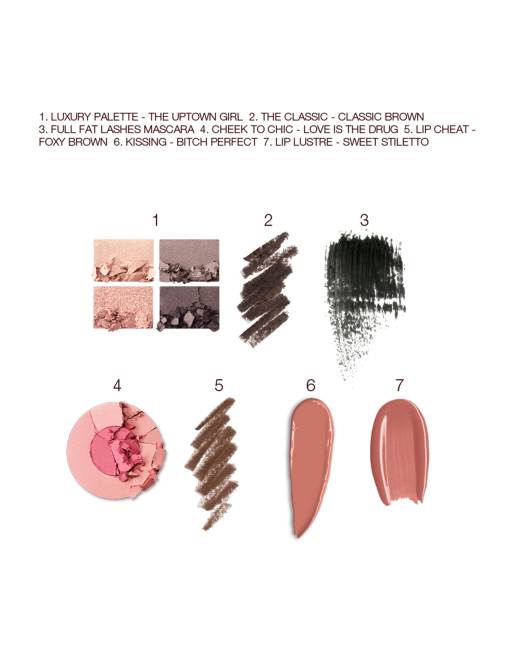 Set de maquillaje The Uptown Girl Look de Charlotte Tilbury: Tono Deep, 2 de 3