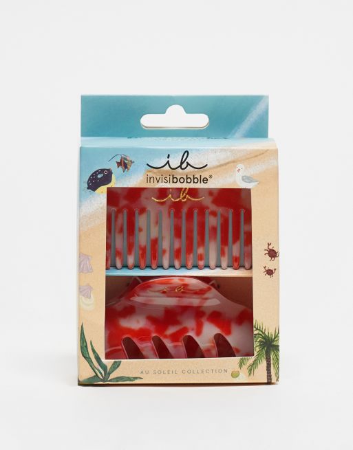 Set de peine y pinza para el cabello Au Soleil Beachcomber de invisibobble