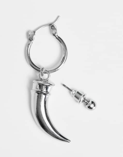 Pendientes hombre | Pendientes de aro y de botón para hombre | ASOS