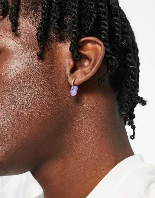 Set de pendientes plateados con sodalita de Classics 77