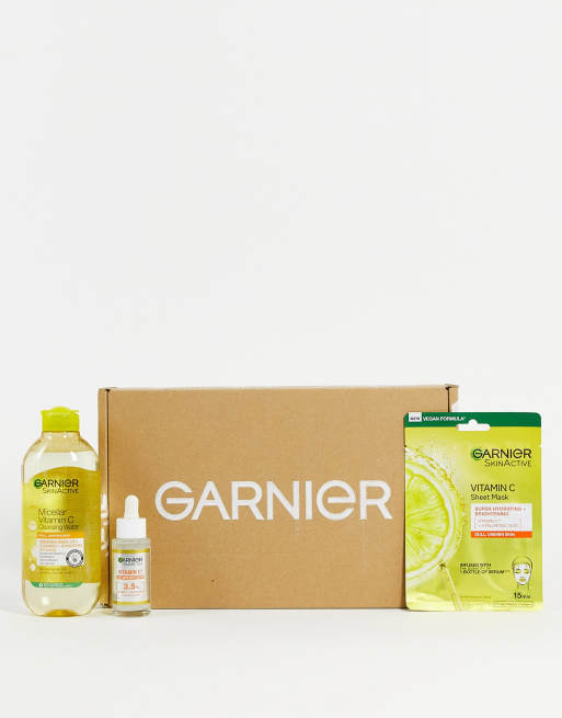 Set de productos iluminadores básicos con vitamina C de Garnier (ahorra un 33%)