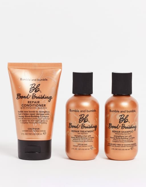 Set de productos para el cabello de tamaño viaje Building Repair de Bumble and Bumble 
