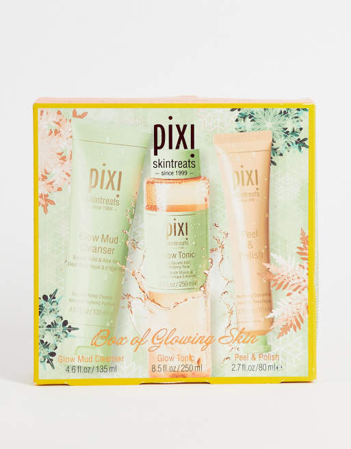 Set de productos para el cuidado de la piel Box of Glowing Skin de Pixi (ahorra un 32%)