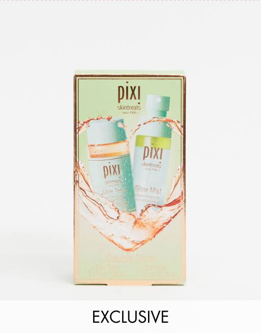 Set de regalo con tónico Glow y bruma Glow exclusivos de Pixi (valorado en 26 libras)