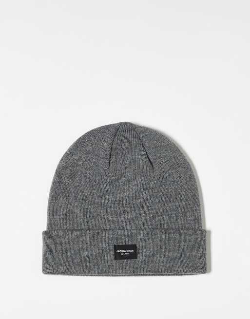 Set de regalo de gorro y bufanda gris carbón de Jack & Jones, 3 de 3