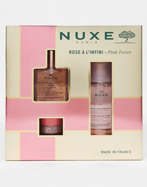 Set de regalo de productos de cuidado Pink Fever de NUXE (ahorra un 34%)