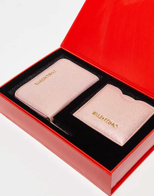 de regalo rosa con monedero y espejo Zenzero de Valentino ASOS