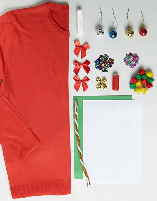 Set para confeccionar jerséis navideños Make Your Own Christmas Jumper de Paperchase