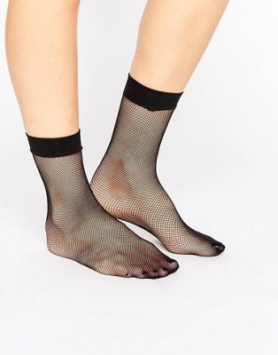 фото Сетчатые носки asos-черный asos design