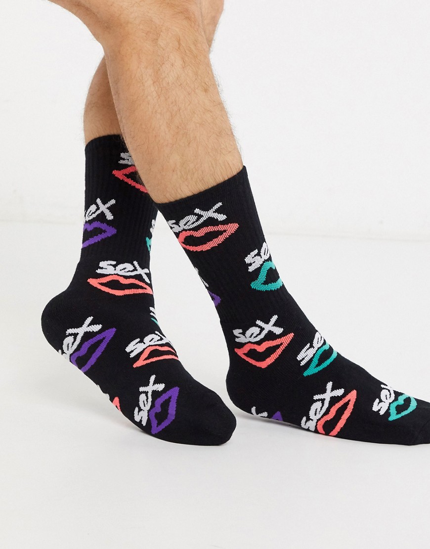 Sex Skateboards - Bait - Zwarte sokken