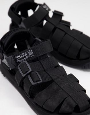 Homme Shaka - Sandales de randonnée - Noir