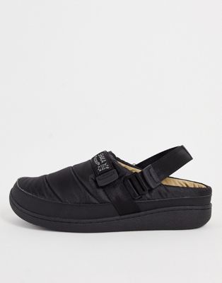 Shaka schlaf padded slipper shoes in black