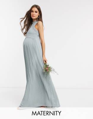 фото Шалфейно-зеленое платье макси tfnc maternity bridesmaid-зеленый