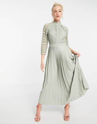 little mistress green dress