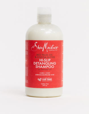 фото Шампунь для легкого расчесывания с маслом красной пальмы и какао shea moisture-бесцветный