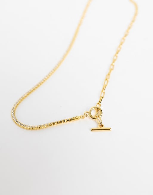 Gold Plated Necklace Chain, Vermeil Sterling Silver Necklace Chain