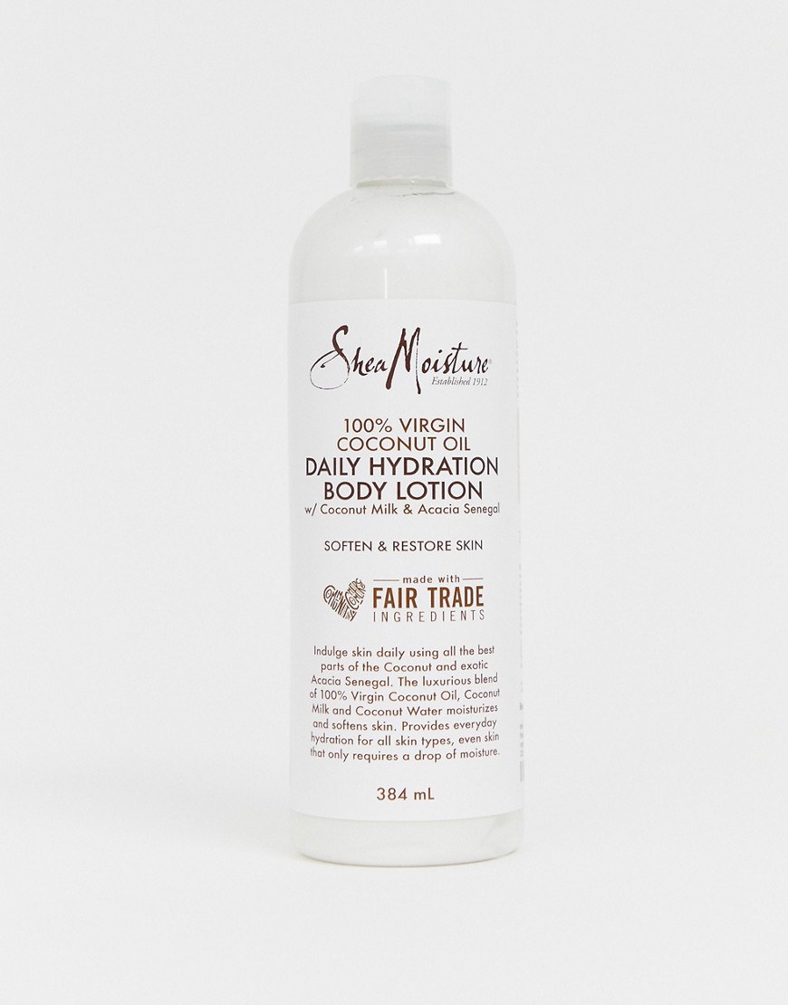 Shea Moisture – 100% Virgin Coconut Oil Daily Hydration Body Lotion – Body lotion384ml-Ingen färg