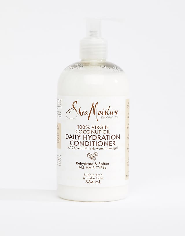 Shea Moisture 100% Virgin Coconut Oil Daily Hydration Conditioner 384ml | ASOS