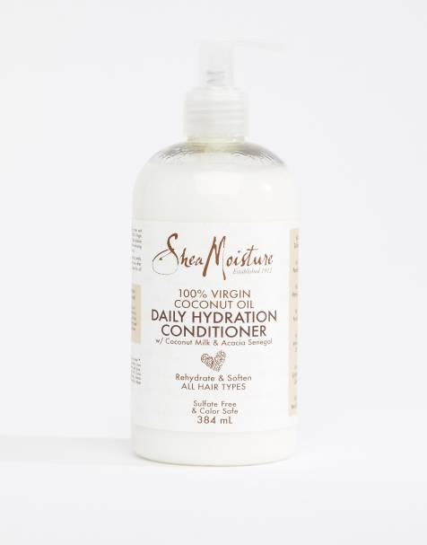 Shea Moisture - Après-shampooing quotidien hydratant à l'huile de coco 100 % vierge 384 ml
