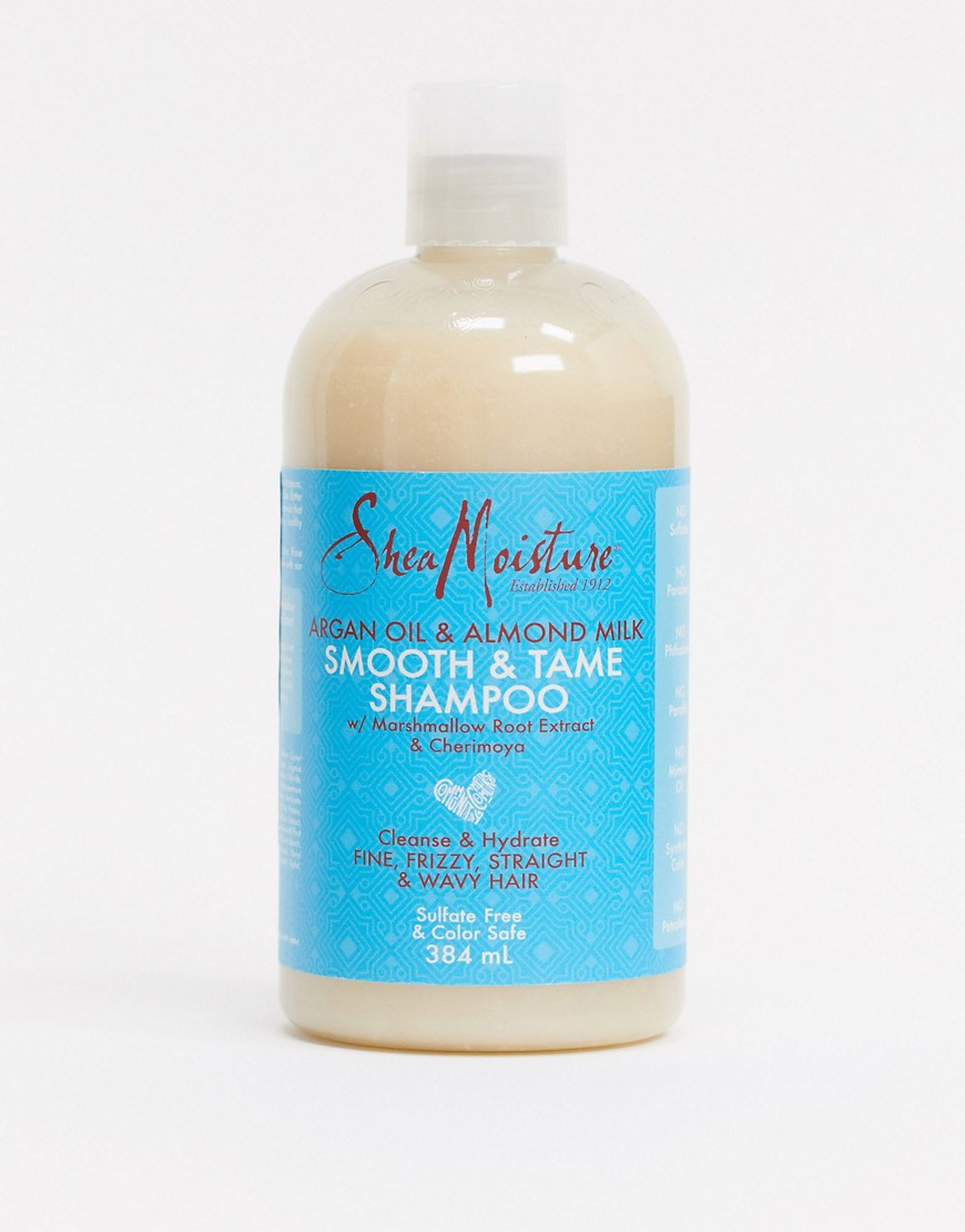 Shea moisture - Argan oil & almond milk shampoo 384 ml-Zonder kleur