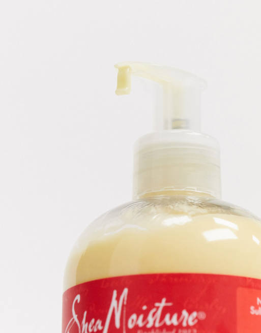 Shea Moisture - Balsamo con o senza risciacquo all'olio di palma rosso e burro di cacao, 2 di 3