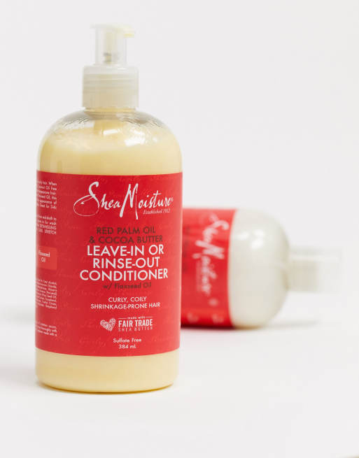 Shea Moisture - Balsamo con o senza risciacquo all'olio di palma rosso e burro di cacao, 3 di 3