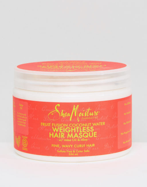 Shea Moisture Fruit Fusion Coconut Water Weightless Masque ASOS