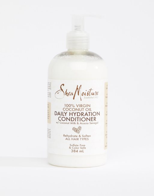 Shea Moisture - nawilżająca odżywka do włosów do codziennego stosowania z dodatkiem 100% oleju kokosowego z pierwszego tłoczenia o pojemności 384ml