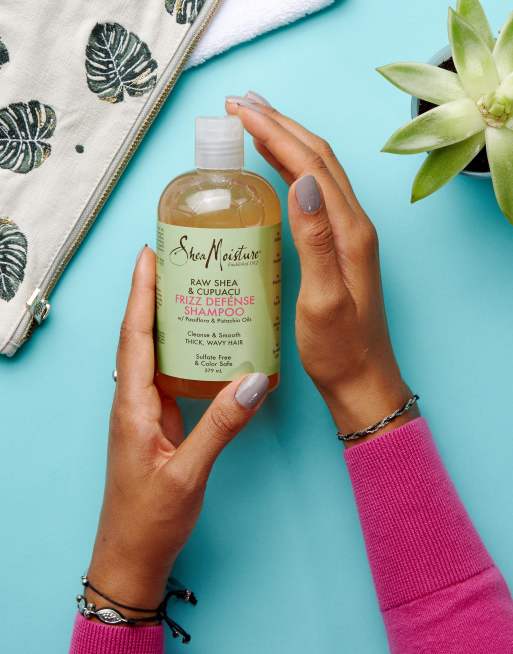 Shea Moisture - Shampooing anti-frisottis au beurre de karité brut et au cupuaçu, 2 de 4