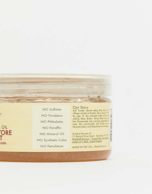 Shea Moisture –  Stärkende Repair-Plege mit schwarzem Kastoröl aus Jamaika, 4 von 4