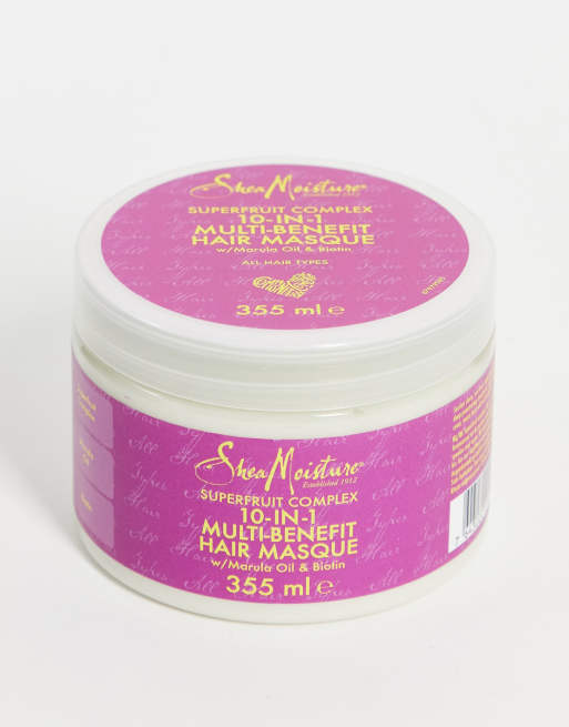 Shea Moisture — Superfruit Complex — Wielofunkcyjna maseczka do włosów 10 w 1, 4 z 4