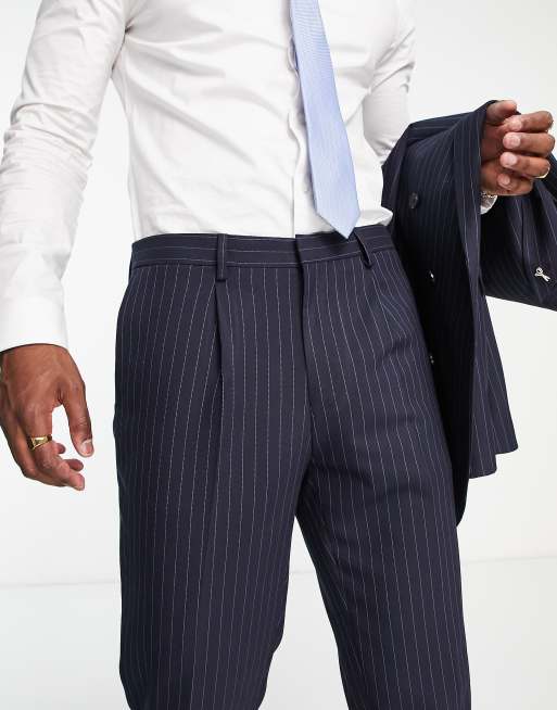 Mens deals pinstripe slacks