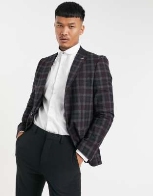 polo shirt and suit jacket