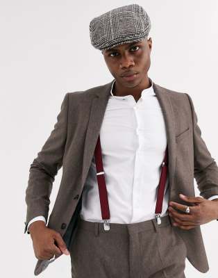 Shelby & Sons  Brun kavaj med smal passform Brun